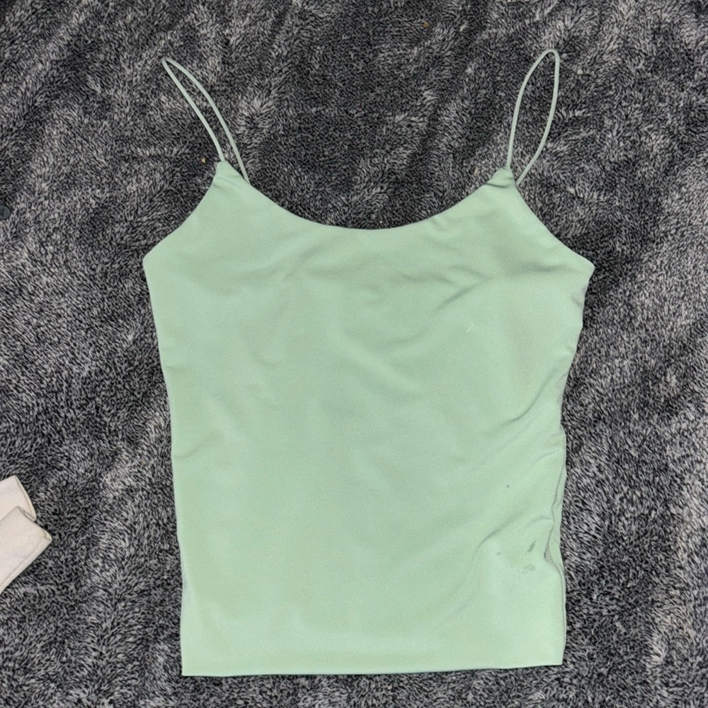 Teal tank top